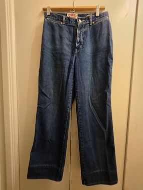 Vintage Pentimento Dark Wash Straight Leg Jeans